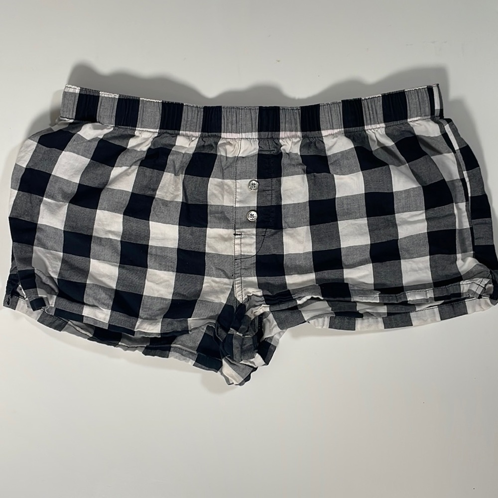 So Plaid Pajama Shorts *Size S*